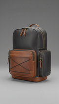 Leather Accent Collector Backpack